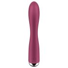 Satisfyer Spinning Rabbit 1 - forgó csiklókaros vibrátor (piros)