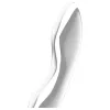 Satisfyer Cosmic Crest 2 - hullámos acéldildó (ezüst)