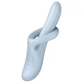   Satisfyer Heat Flex 4 - melegítő csiklókaros vibrátor (ezüst)