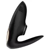 Satisfyer Pro 4 Couples - léghullámos párvibrátor (fekete)