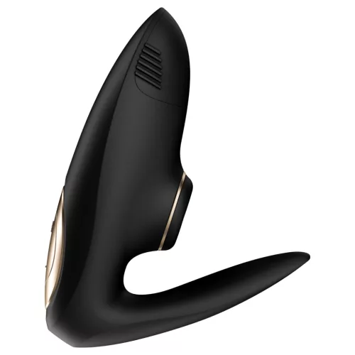 Satisfyer Pro 4 Couples - léghullámos párvibrátor (fekete)