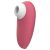 Womanizer Mini - léghullámos csiklóizgató (piros)