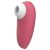 Womanizer Mini - léghullámos csiklóizgató (piros)