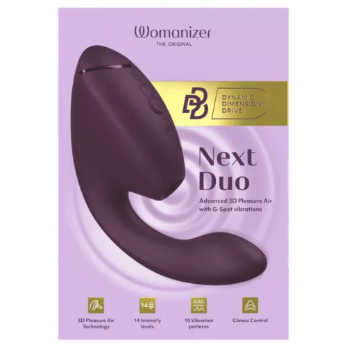 Womanizer Next Duo - 2in1 G-pont vibrátor (lila)