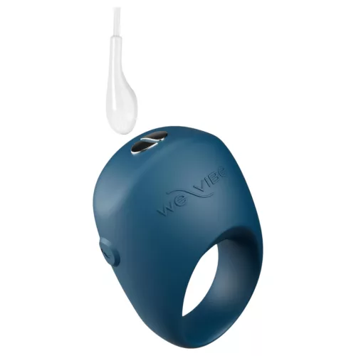 We-Vibe Pivot 2 – App-vezérelt vibrációs péniszgyűrű, férfiaknak (kék)
