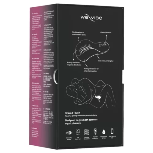 We-Vibe Shared Touch - okos párvibrátor (fekete)