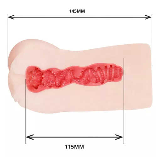 TAMASHII Squeezing Ranch - anime műpunci maszturbátor (natúr)