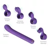 Magic Stick S1 - több funkciós vibrátor (lila)