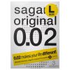 Sagami Original 0,02 L - óvszer - 58mm (3db)