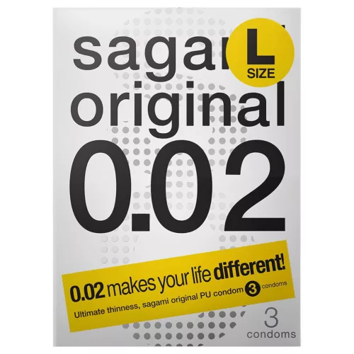 Sagami Original 0,02 L - óvszer - 58mm (3db)