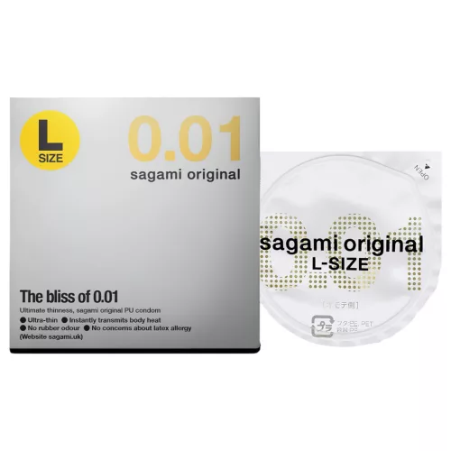 Sagami Original 0,01 L - óvszer - 58mm (1db)