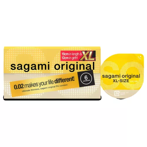 Sagami Original 0,02 XL - óvszer - 61mm (6db)