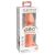 Dillio Big Hero - tapadókorongos szilikon dildó (17cm) - narancs