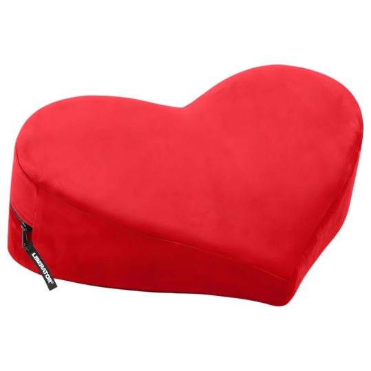 Liberator Heart Wedge - szív alakú szexpárna (piros)