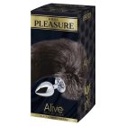 Alive Anal Pleasure - közepes anál plug rókafarokkal (ezüst)