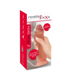 Realistixxx - élethű, dupla rétegű dildó (natúr)