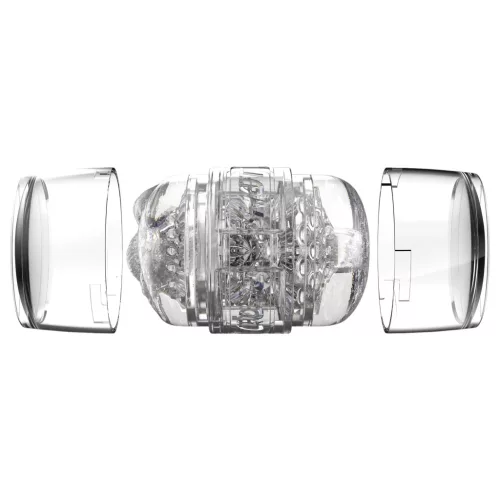 Fleshlight Quickshot Stoya - utazó maszturbátor (átlátszó)