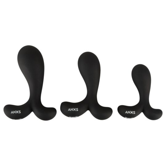 ANOS - anál tréning plug szett (fekete)