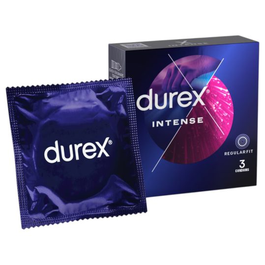 Durex Intense - bordázott és pontozott óvszer(3db) -