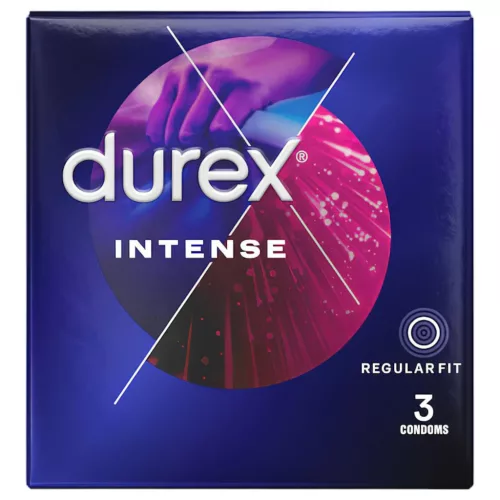 Durex Intense - bordázott és pontozott óvszer(3db) -