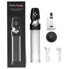 / Lonely Voice - nyögő, automata péniszpumpa (áttetsző-fekete)