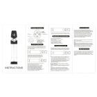 / Lonely Voice - nyögő, automata péniszpumpa (áttetsző-fekete)