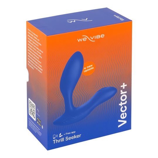 We-Vibe Vector+ - akkus, okos anál vibrátor (kék)