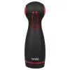 WYNE 06 - akkus, rezgő-szívó maszturbátor (fekete)