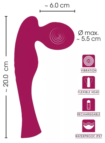 / SMILE Special Wand - akkus masszírozó vibrátor (pink)