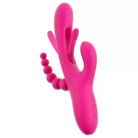 SMILE - tripla karos, nyelves vibrátor (pink)