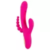SMILE - tripla karos, nyelves vibrátor (pink)