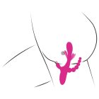 SMILE - tripla karos, nyelves vibrátor (pink)