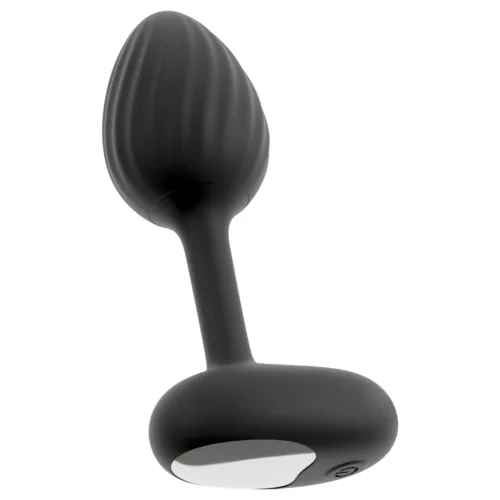 ANOS - vibrációs anál plug szett (fekete)