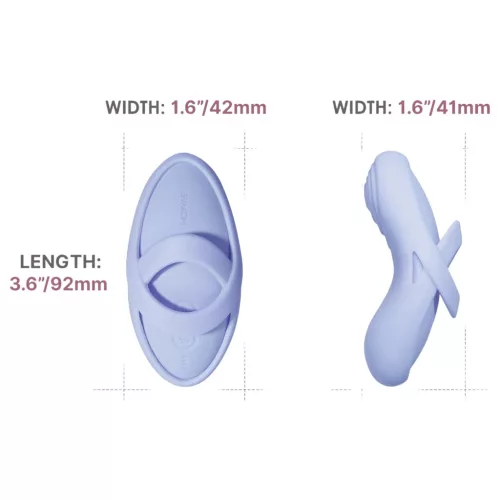 Svakom Echo 2 - okos ujjvibrátor (kék)