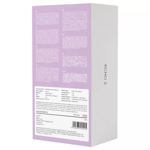 Svakom Echo 2 - okos ujjvibrátor (pink)