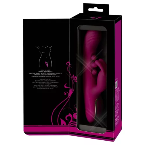 Javida - golyós, csiklókaros vibrátor (lila)