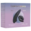 Womanizer Lust & Luxury - léghullámos csiklóizgató és párvibrátor szett (fekete)