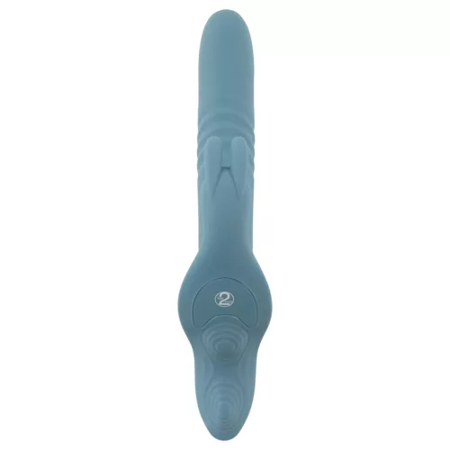 You2Toys - 3 részes felcsatolható lökő vibrátor távirányítóval (kék)