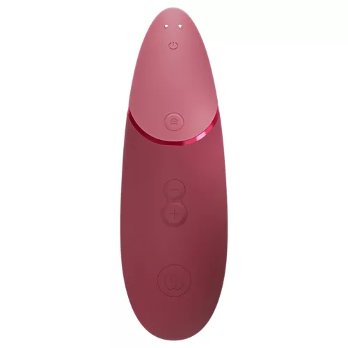Womanizer Next - akkus, léghullámos csiklóizgató (bordó)