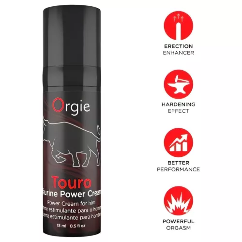 Orgie Touro Power - erekció fokozó krém (15ml)