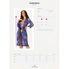 Obsessive Cobaltess - csipke köntös (kék)