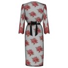 / Obsessive Redessia - csipke köntös (piros)