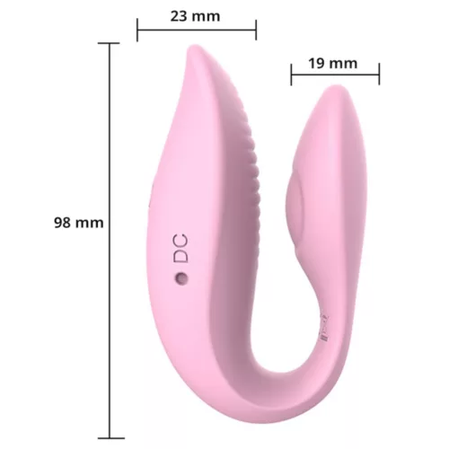 Sweet Play - App-vezérelt párvibrátor (pink)