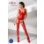 Passion BS046 - százszorszép mintás necc szett (piros) - S-L
