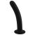 Analdildo - hajlítható szilikon anál dildó (fekete) - tasakban