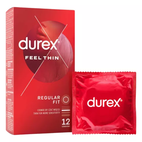 Durex Feel Thin - élethű érzés óvszer csomag (2x12db)