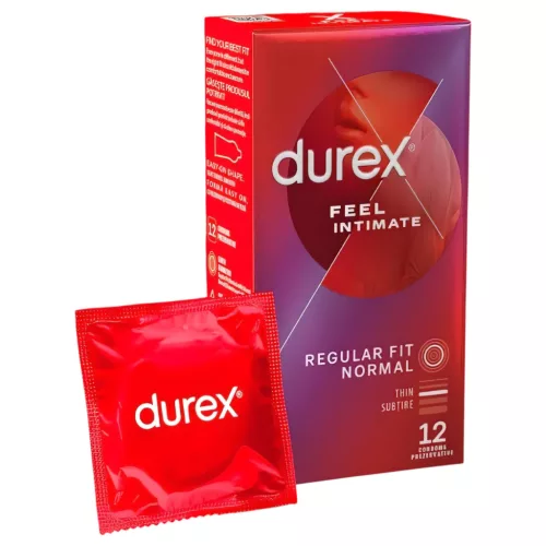 Durex Feel Intimate - vékonyfalú óvszer csomag (2x12db)