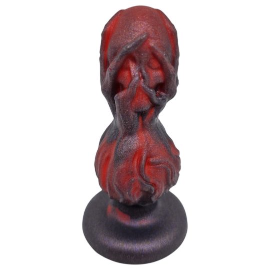 OgazR - gömbös anál dildó - 10,5cm (fekete)