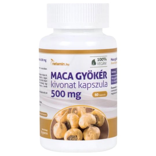 Netamin Maca 500 mg - étrend-kiegészítő kapszula (60db)