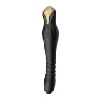 ZALO King - akkus, vízálló, lökő vibrátor (fekete)